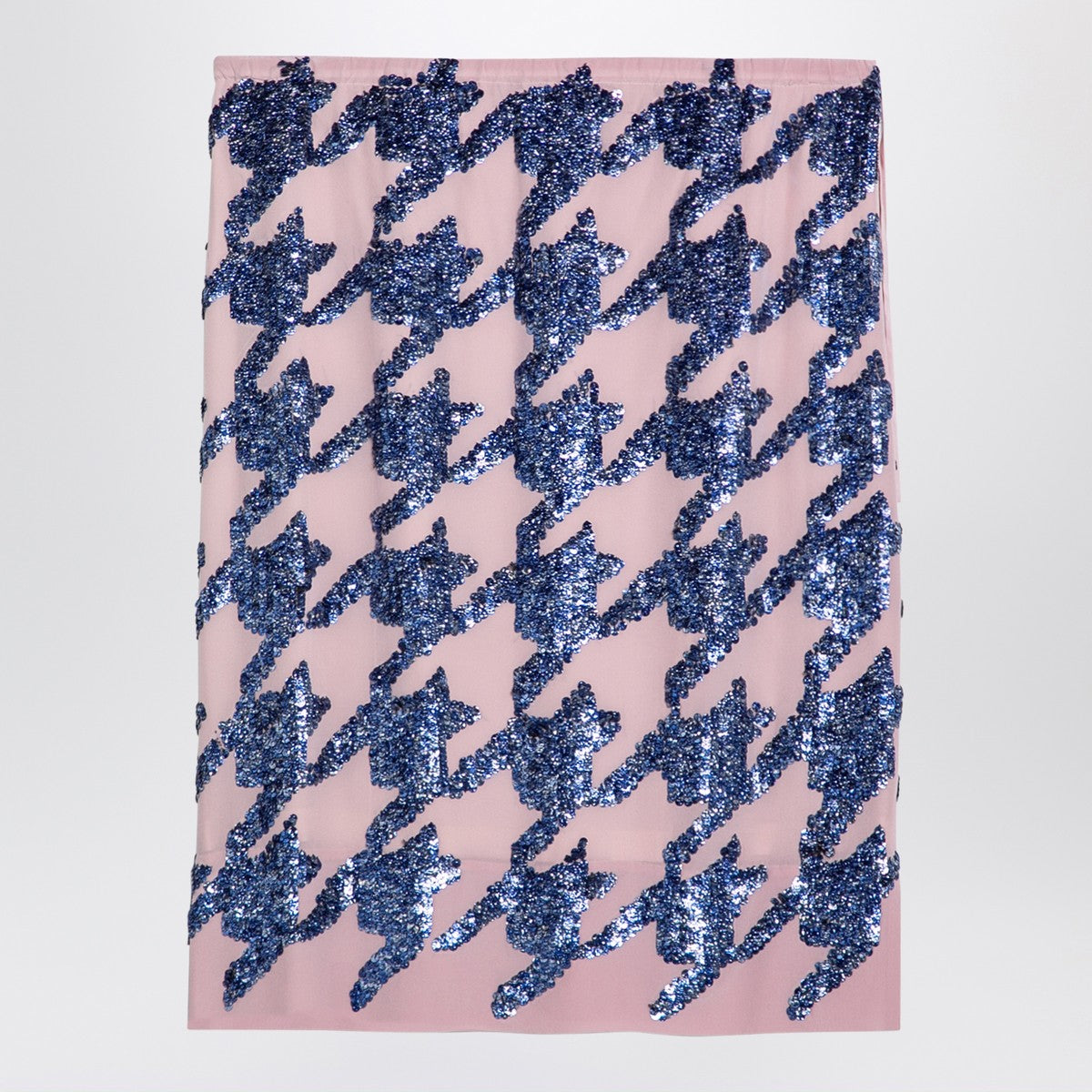 Dries Van Noten Pink silk sequin skirt Dries Van Noten