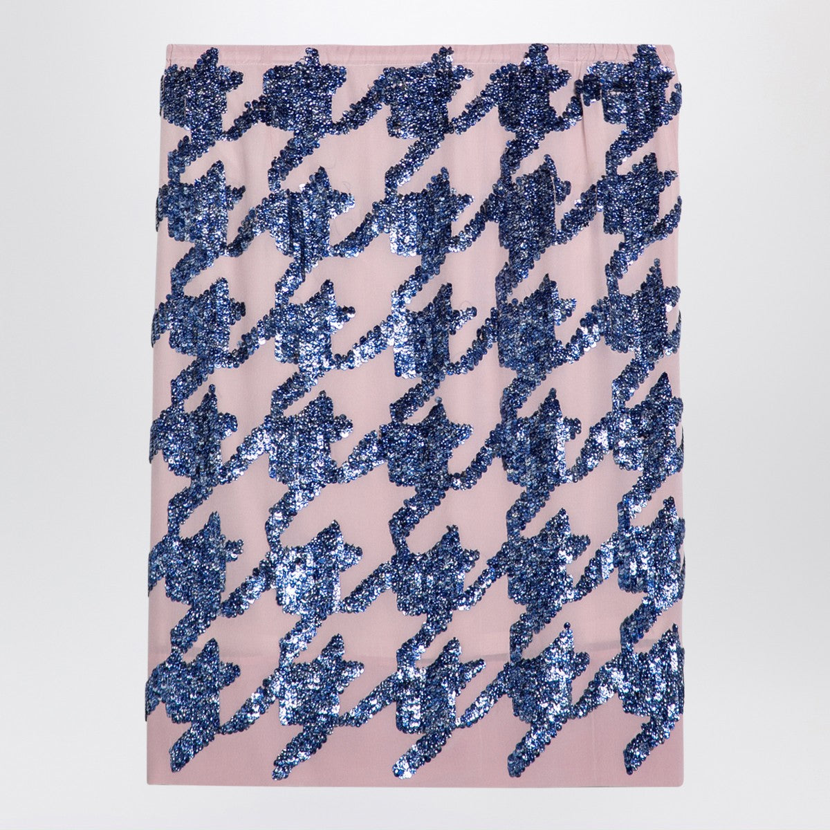 Dries Van Noten Pink silk sequin skirt