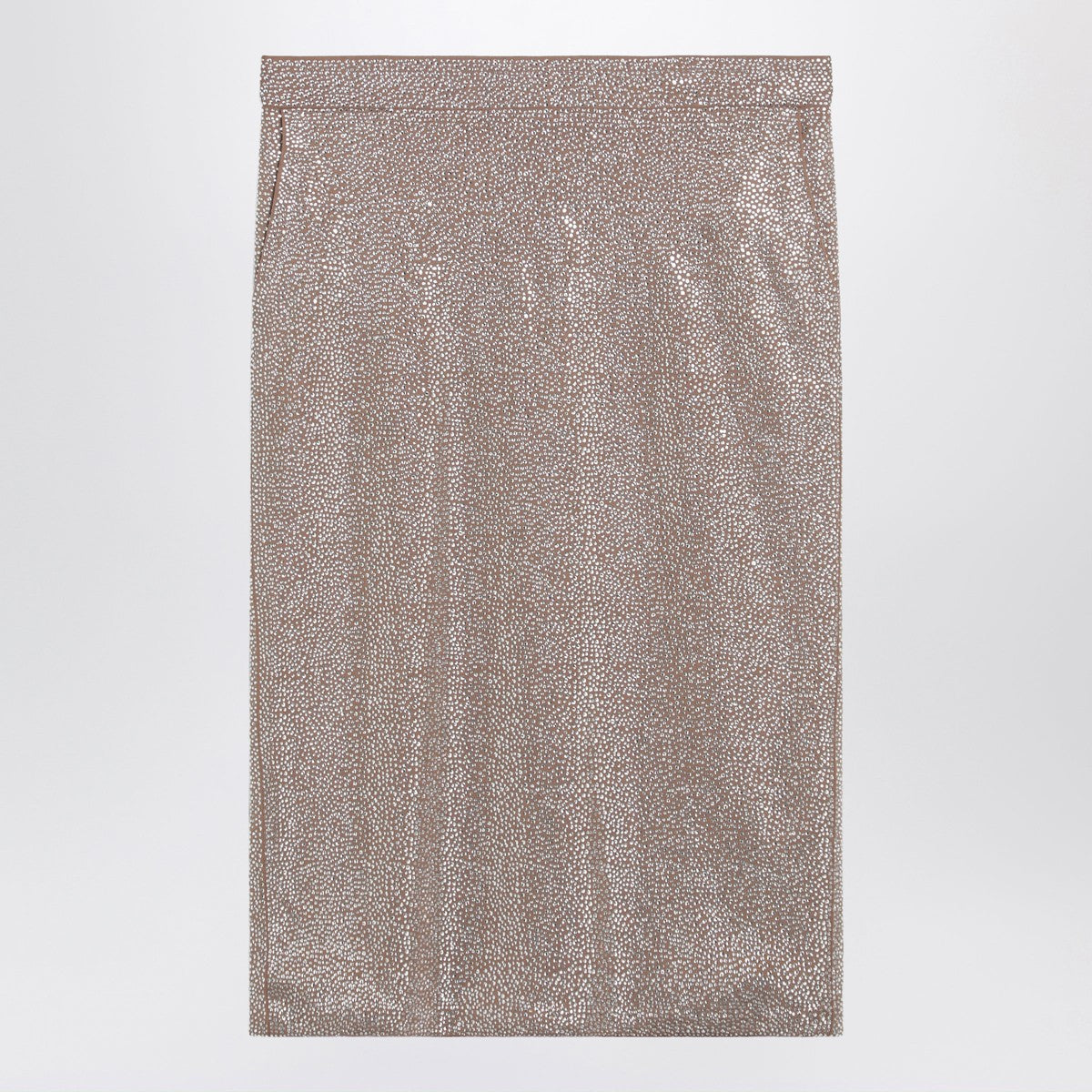 Giuseppe di Morabito Midi skirt with silver rhinestones Giuseppe Di Morabito