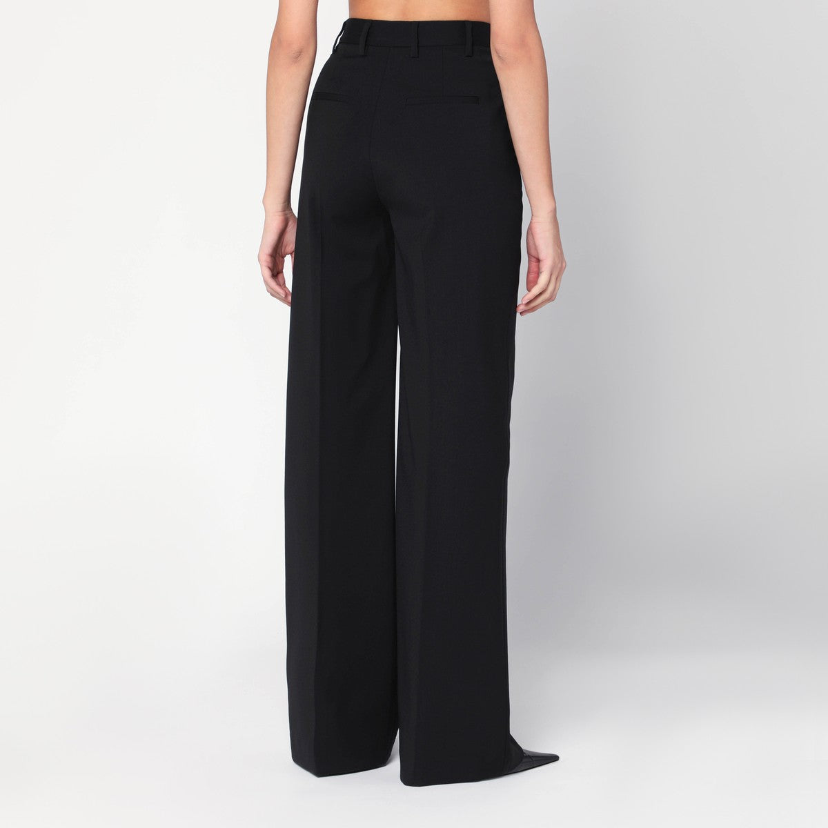 Giuseppe di Morabito Wide black wool trousers Giuseppe Di Morabito