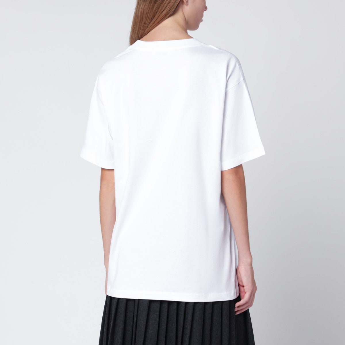 Moschino White T-shirt with logo print Moschino