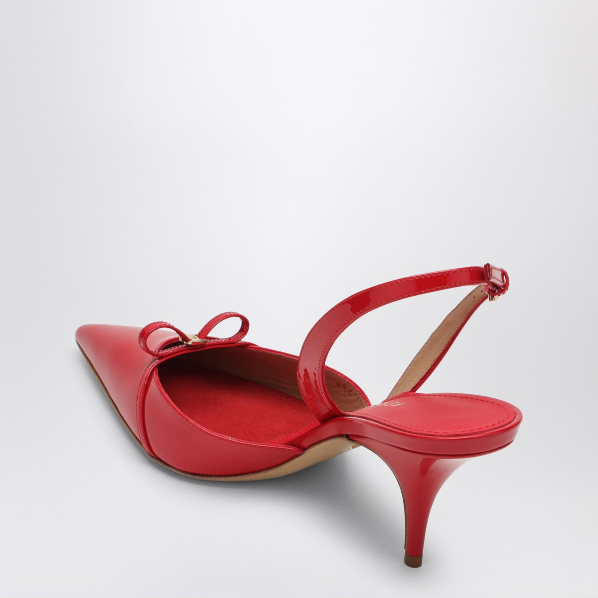 Ferragamo Gylla 70 Slingback in flame red Ferragamo