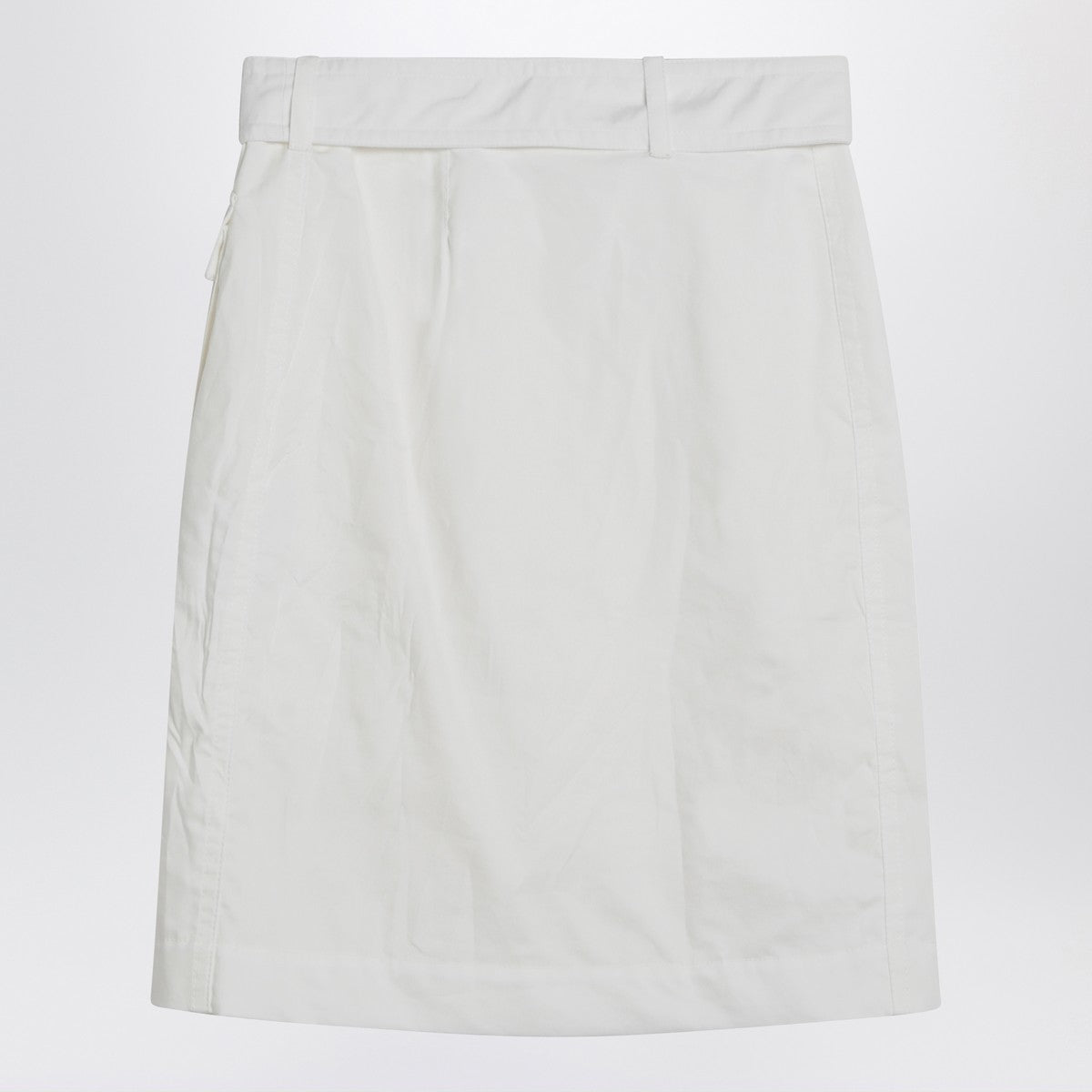 Ferragamo White wrap skirt in cotton blend Ferragamo