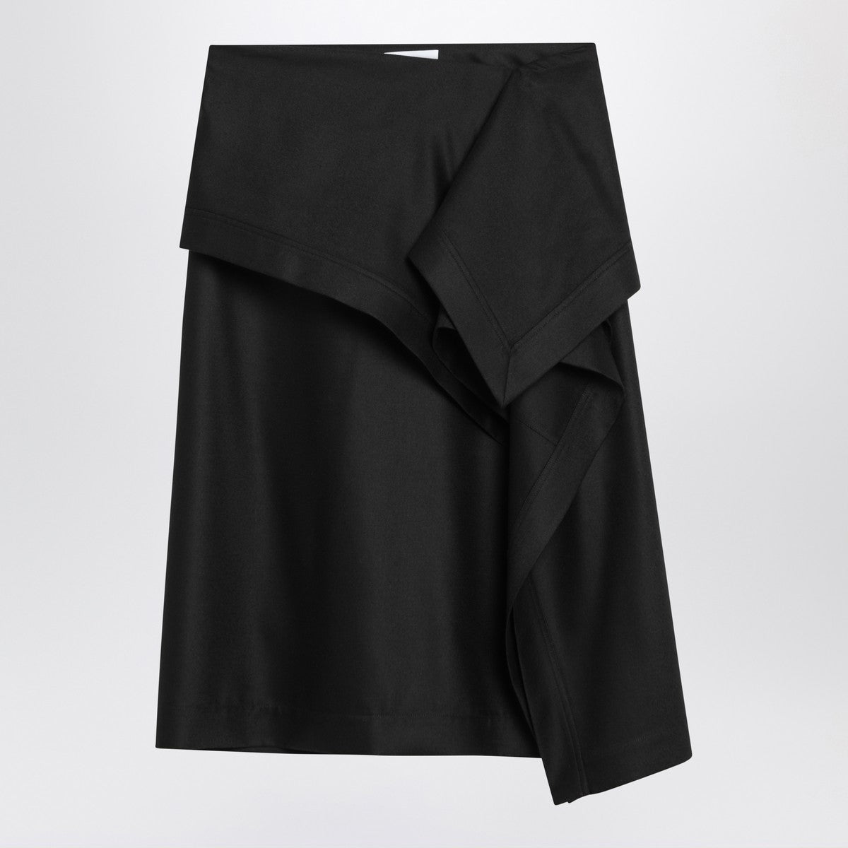Ferragamo Asymmetric black skirt with basque Ferragamo