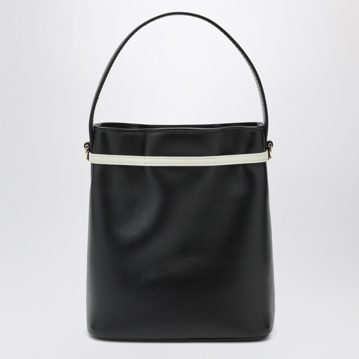 Ferragamo Bucket bag black/mascarpone with bow Ferragamo