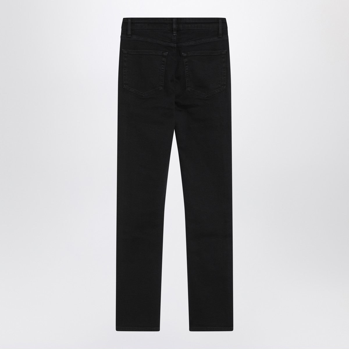 Frame Black straight-leg jeans The Pencil Frame
