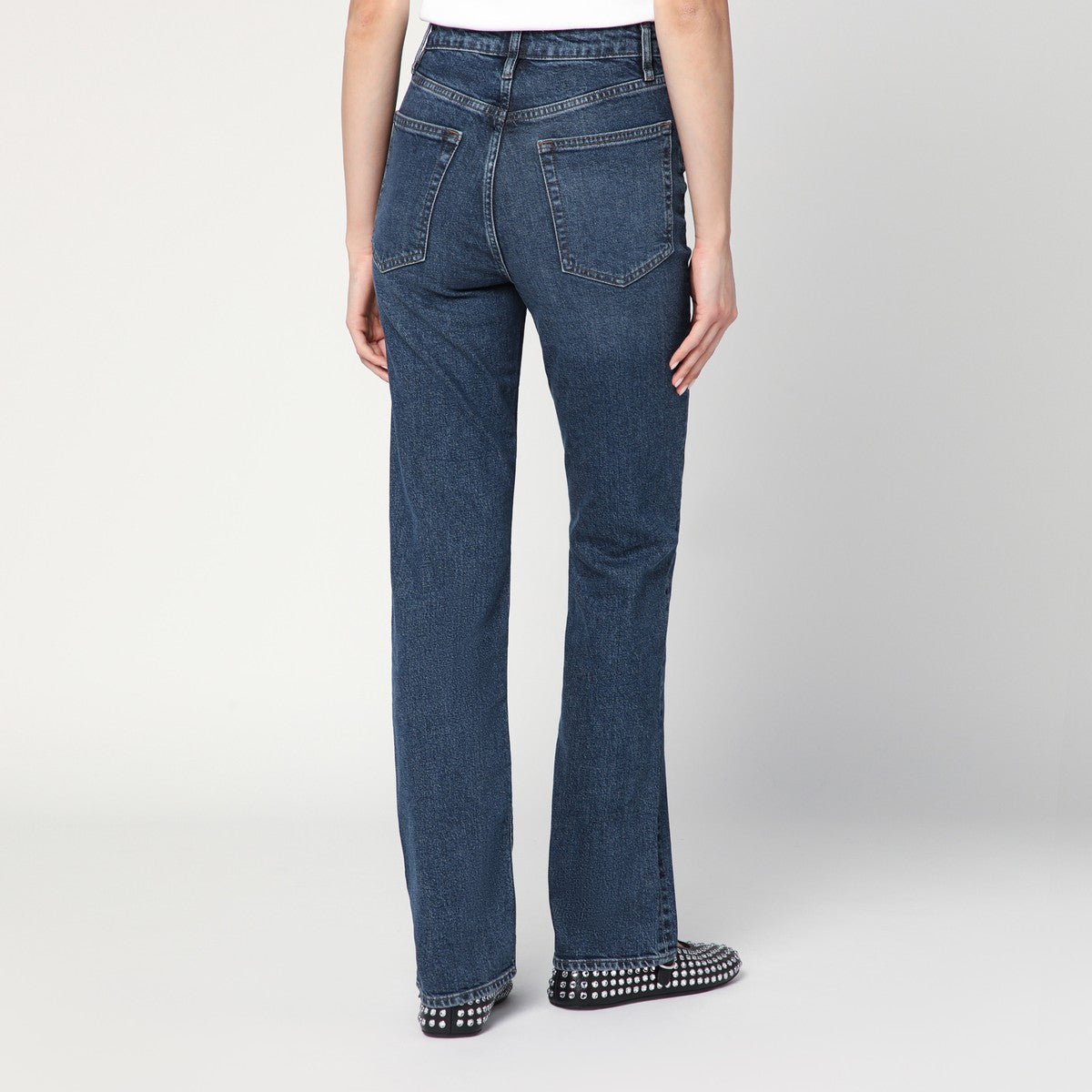 Frame The Ruler jeans in dark blue Frame