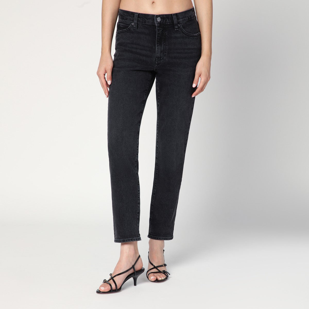 Frame The Borrowed jeans in black Frame