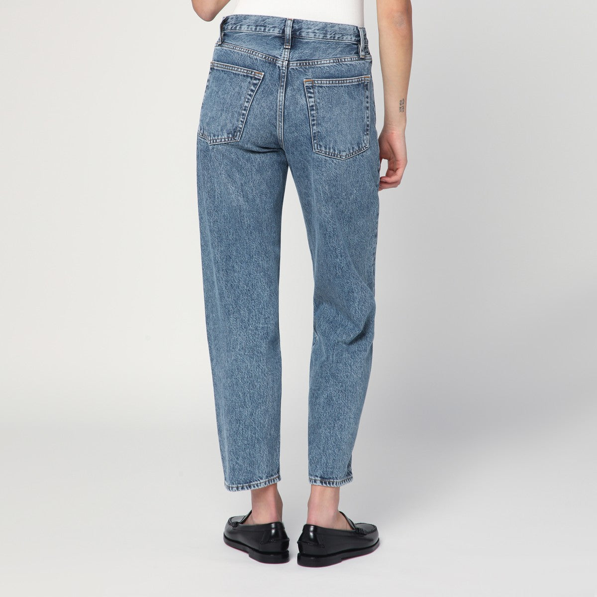 Frame Light blue washed-effect jeans Frame