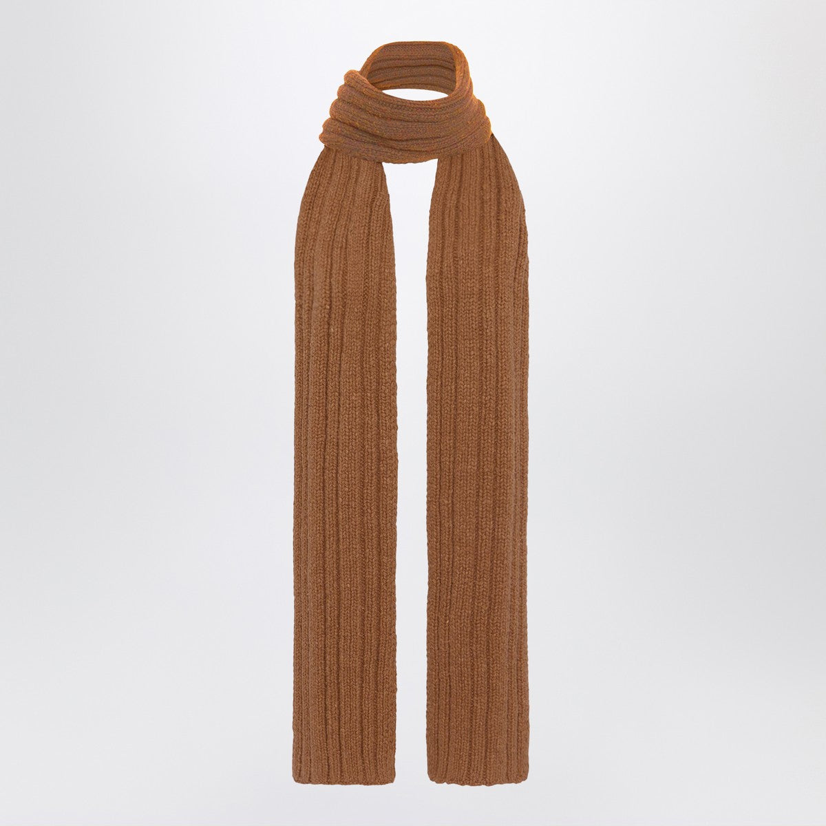 The Row Amios scarf in brown wool The Row