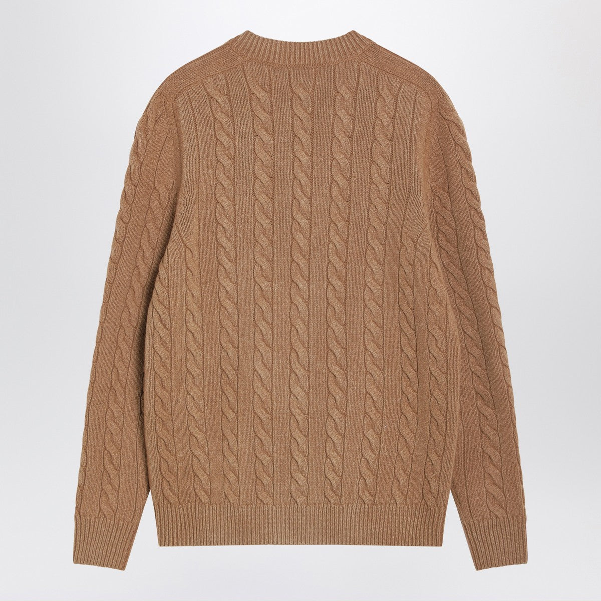 The Row Loneke cardigan in light brown wool The Row