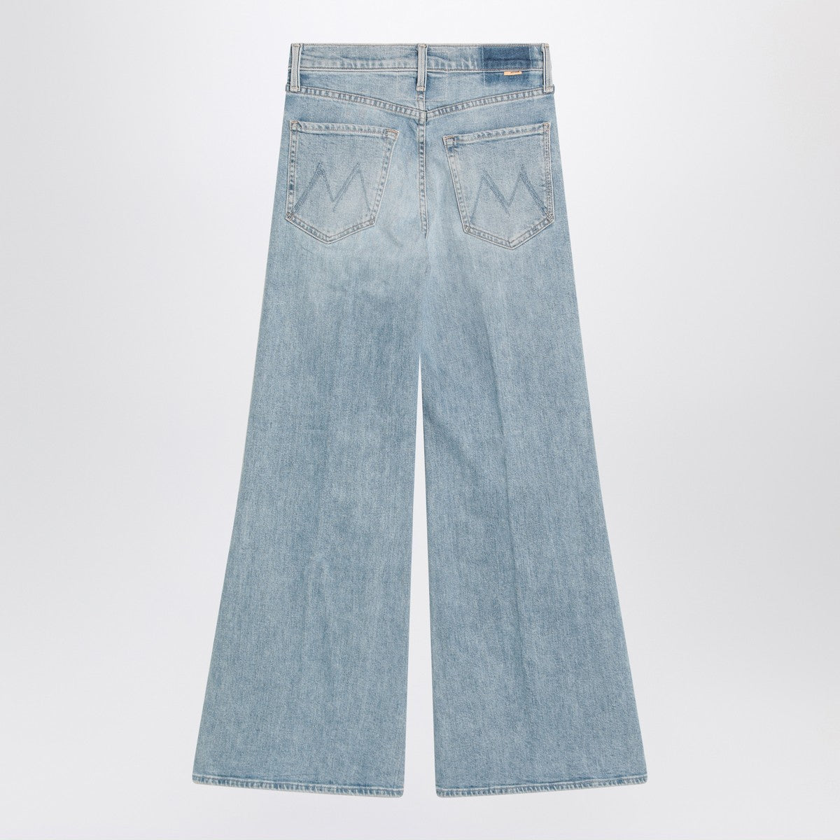 Mother The Tomcat Roller Skimp jeans in washed light blue Mother