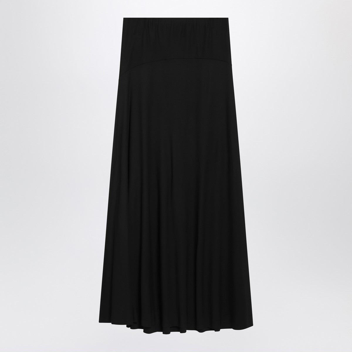 The Row Mirla skirt in black jersey