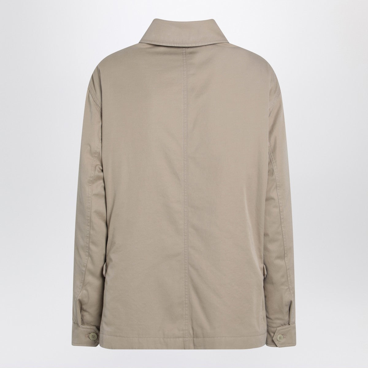 The Row Sand-colored Aurelius jacket in cotton and cashmere The Row