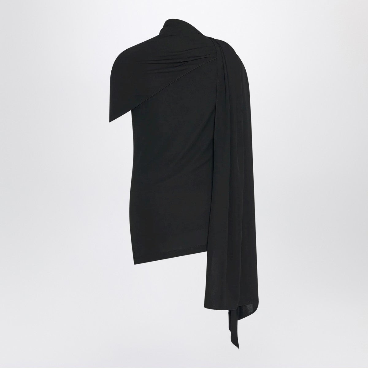 The Row Isadra top in black jersey The Row