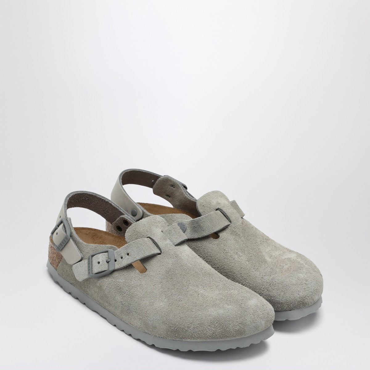Birkenstock Stone grey suede Tokyo slipper Birkenstock