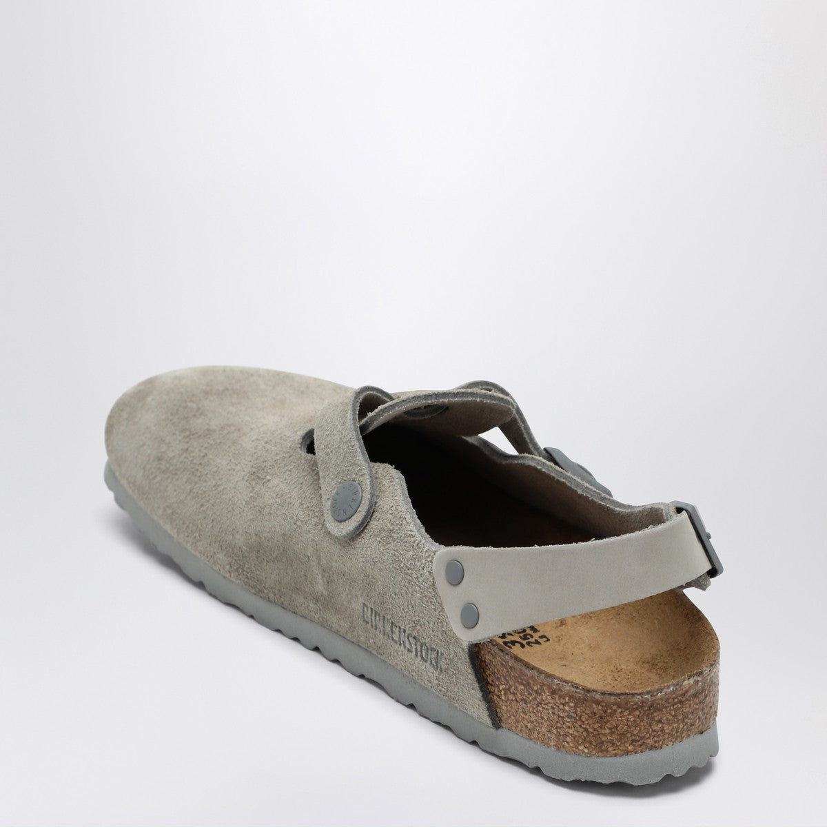 Birkenstock Stone grey suede Tokyo slipper Birkenstock