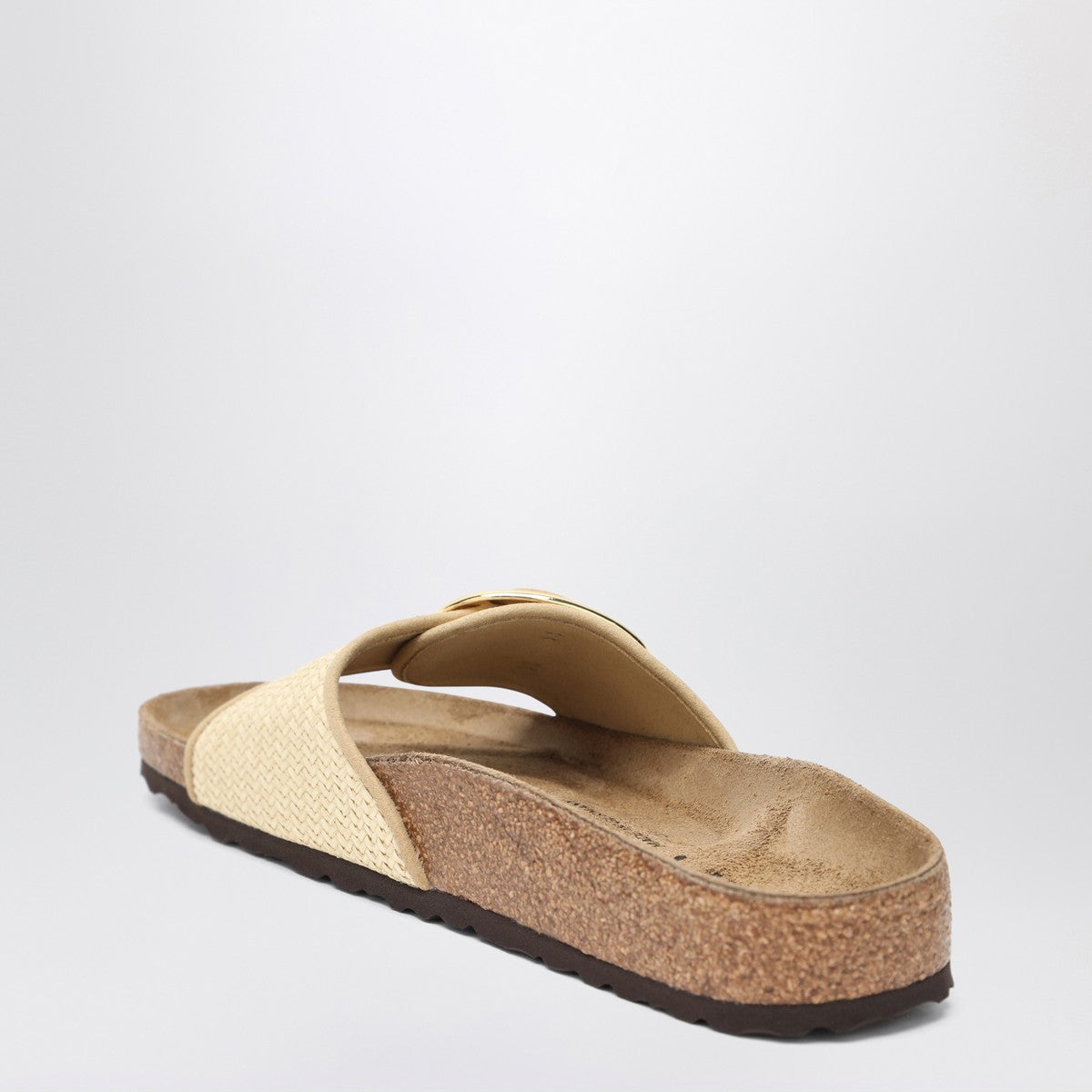 Birkenstock Madrid Big Buckle raffia slipper Birkenstock