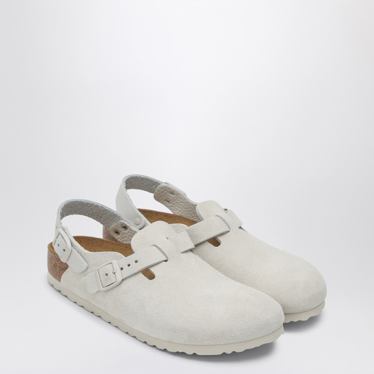 Birkenstock Antique White suede Tokyo loafers Birkenstock