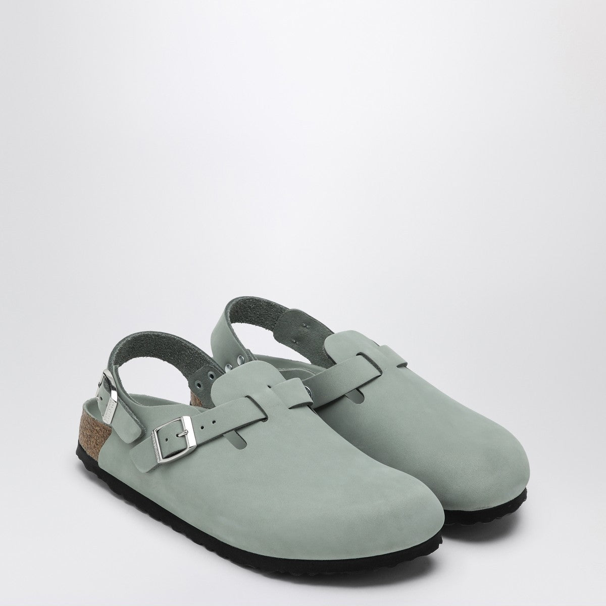 Birkenstock Sage coloured suede Tokyo slipper Birkenstock