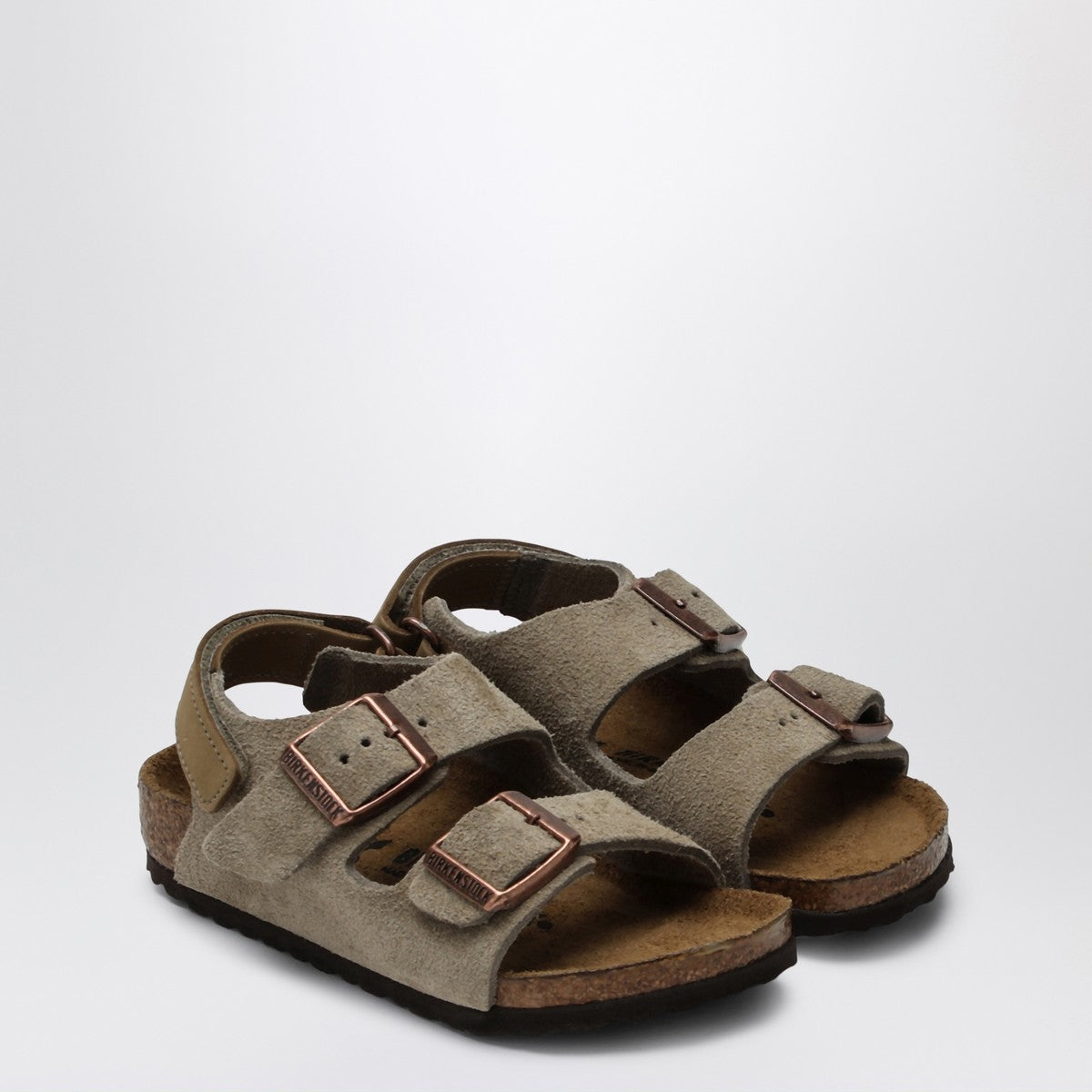 Birkenstock Milano taupe suede sandal Birkenstock