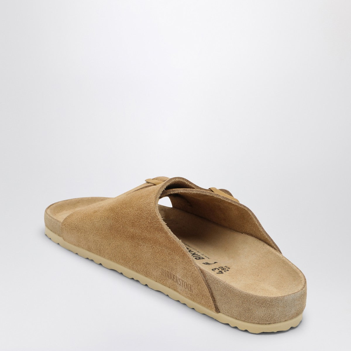 Birkenstock Slide Zürich Exquisite cream coloured in suede Birkenstock