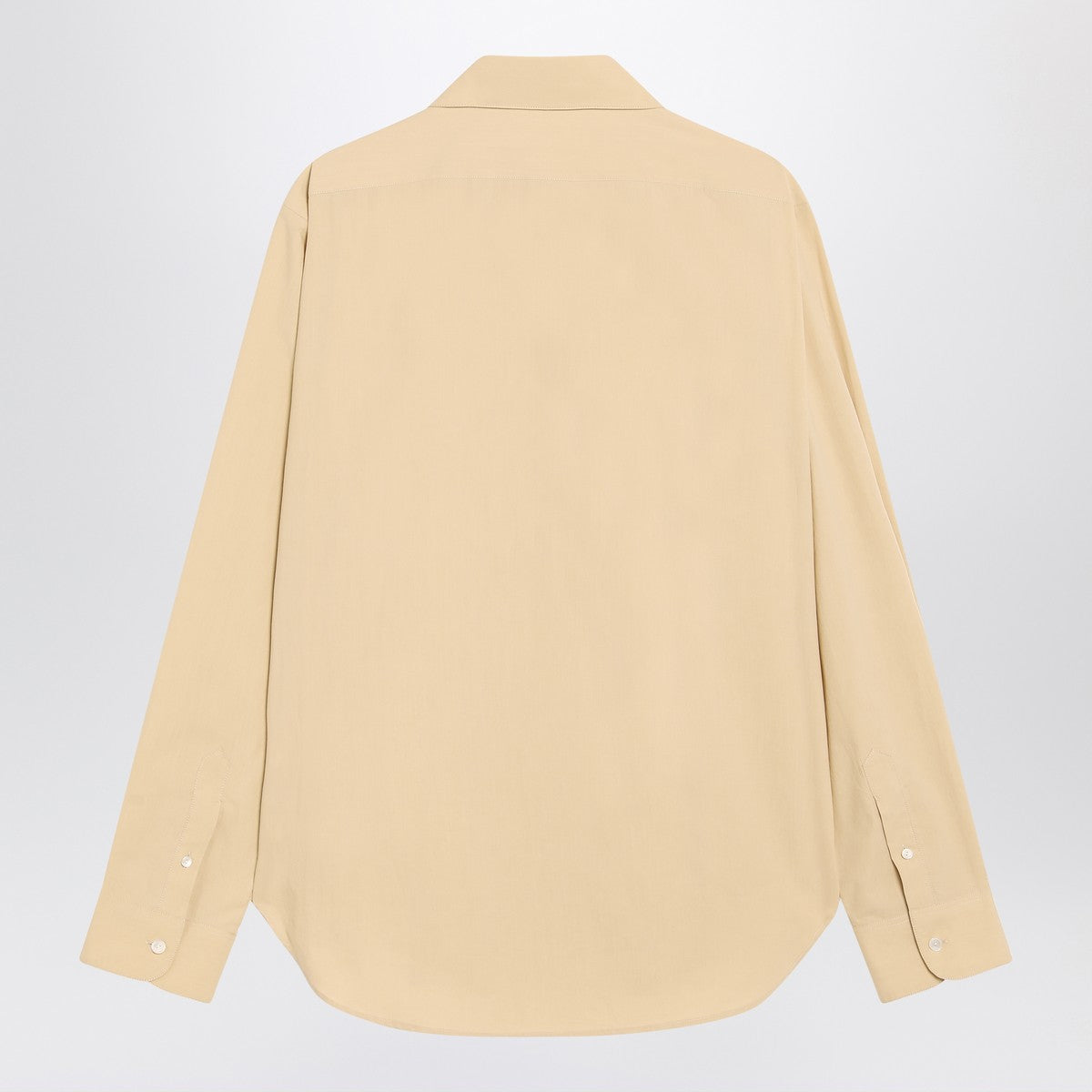 The Row Sand-colored Morgan cotton shirt