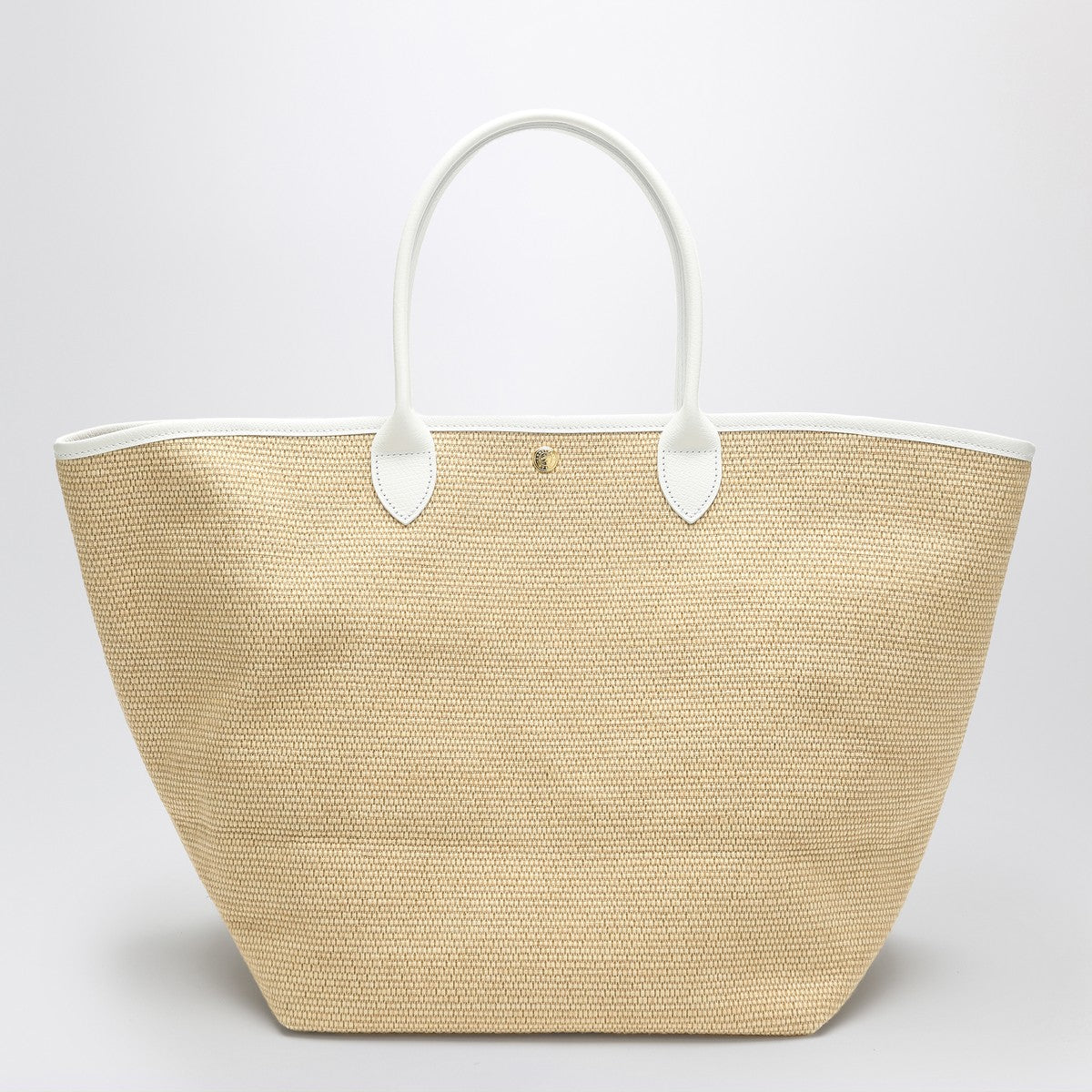 Longchamp Basket bag Le Pliage white Longchamp