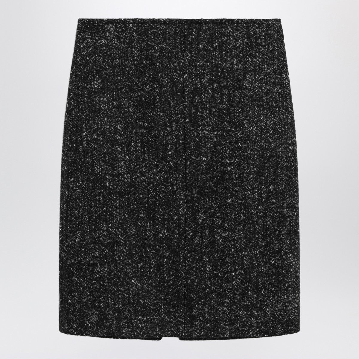 The Row Black wool bouclé skirt The Row