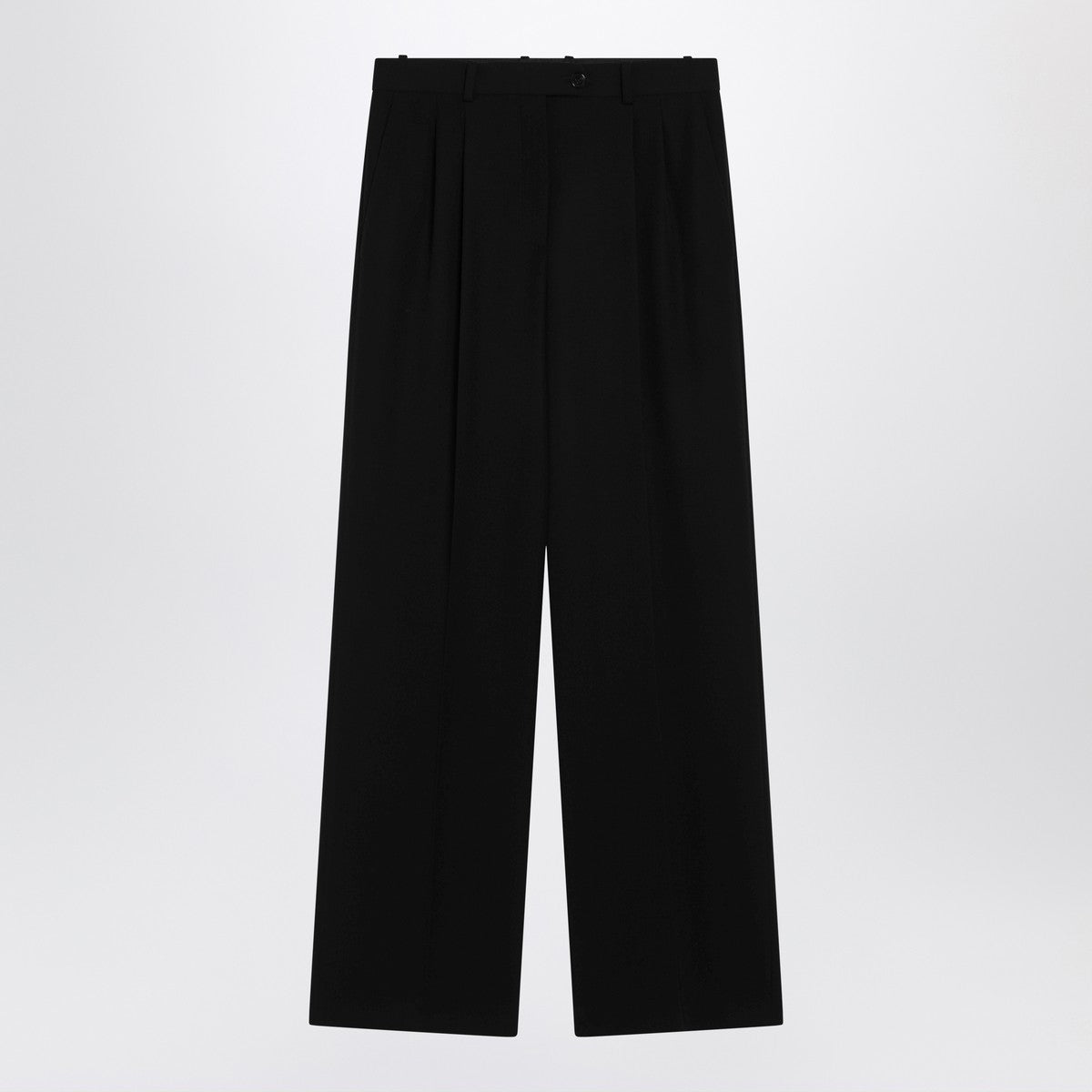 The Row Black wool trousers The Row