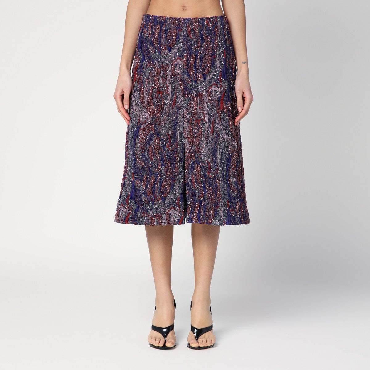 Dries Van Noten Skirt in jacquard cotton-blend viscose Dries Van Noten