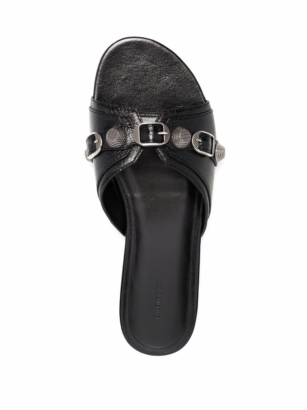 Balenciaga Cagole leather sandals Balenciaga