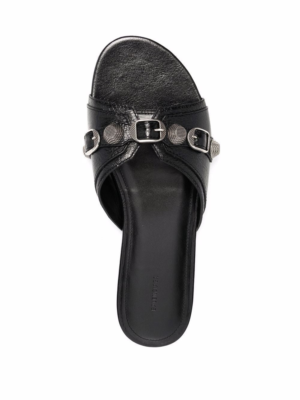 Balenciaga Cagole leather sandals Balenciaga