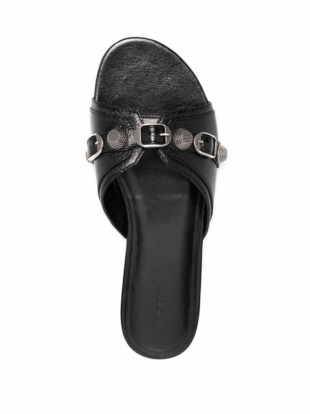 Balenciaga Cagole leather sandals Balenciaga