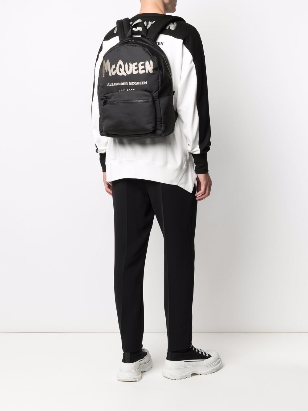 Alexander McQueen Graffiti Metropolitan Backpack Alexander McQueen