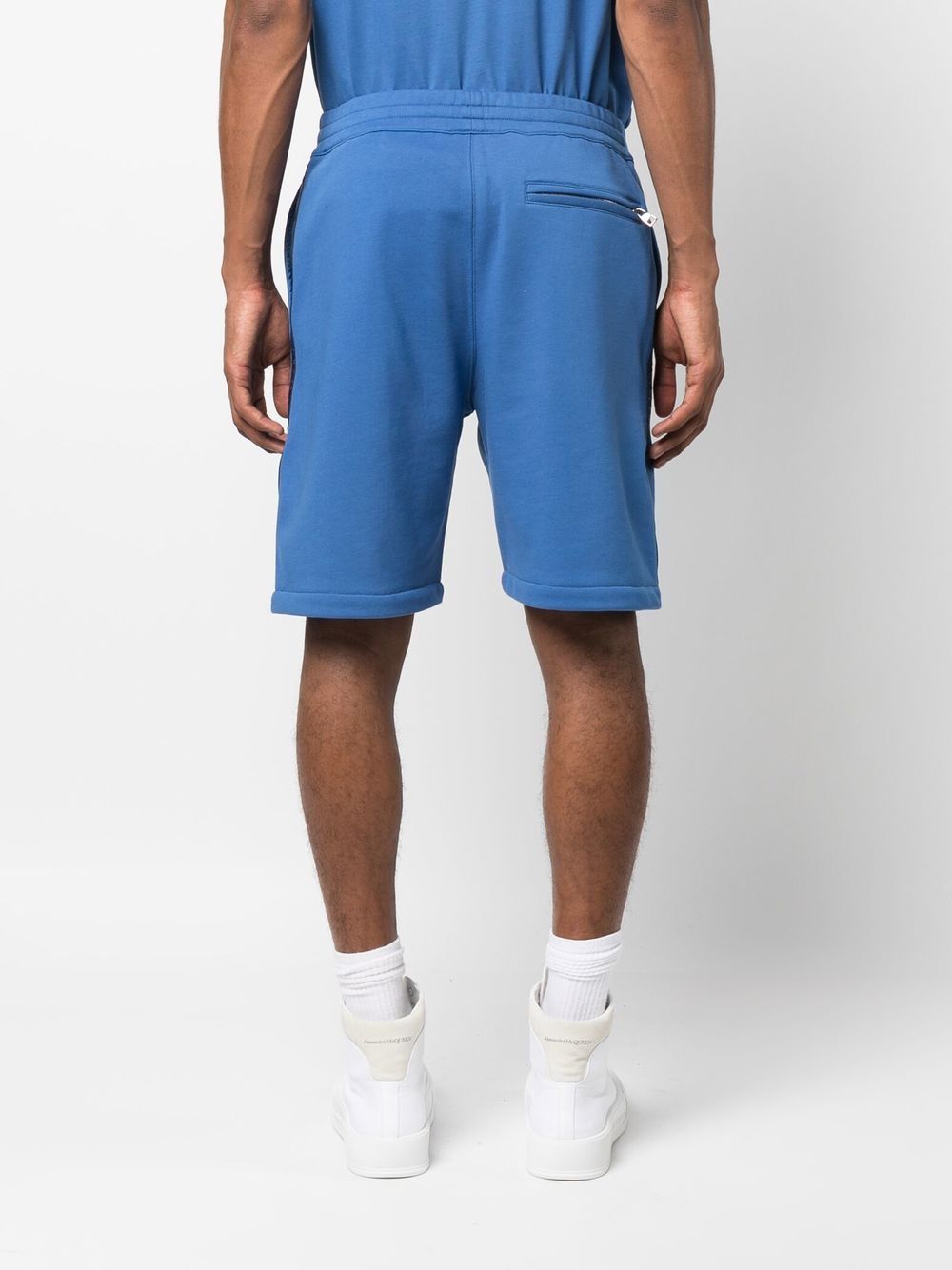 Alexander McQueen logo-tape jersey shorts Alexander Mcqueen