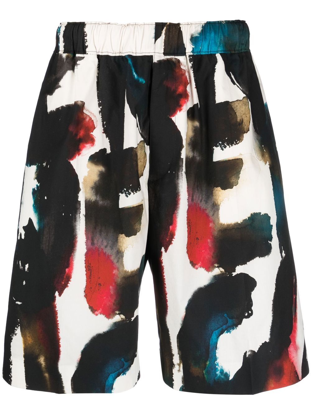 Alexander McQueen Straight Print Shorts Alexander McQueen