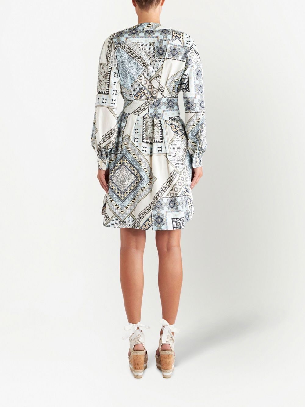 Etro Mix-print belted dress Etro