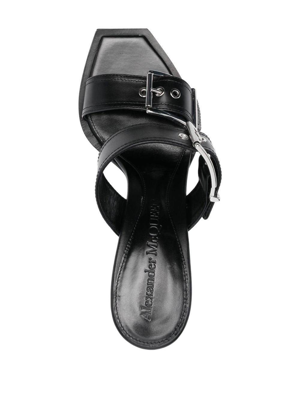 Alexander McQueen 100mm Buckled Leather Sandals Alexander Mcqueen