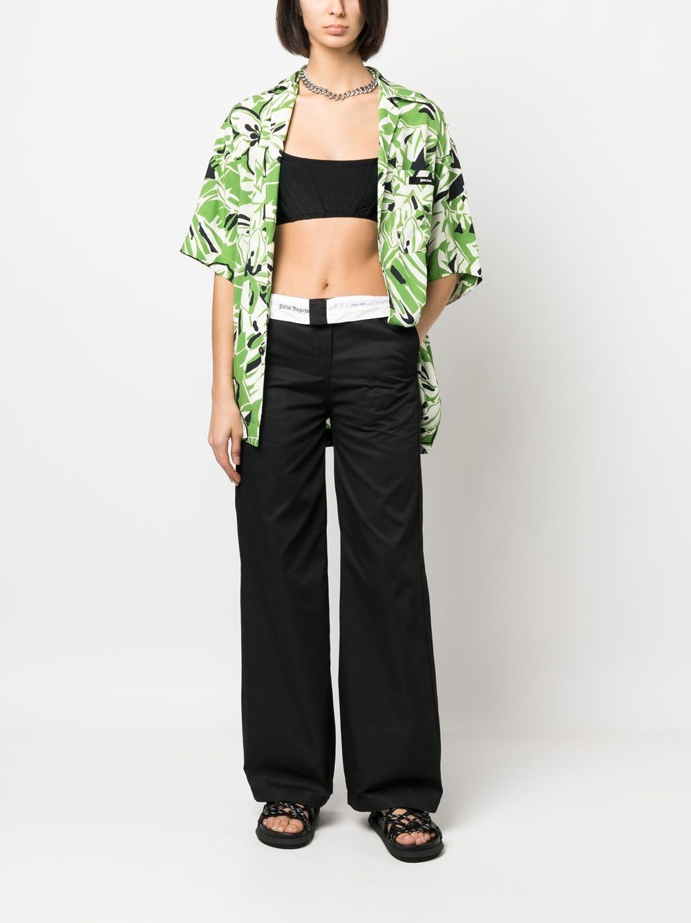 Palm Angels Trousers Black Palm Angels