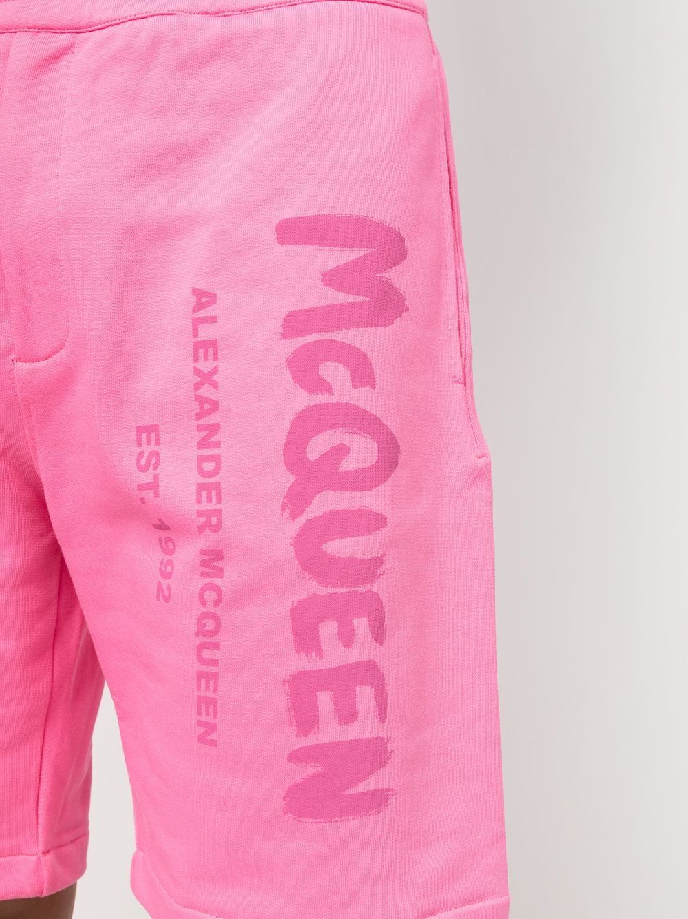 Alexander McQueen Graffiti-print Track Shorts Alexander Mcqueen