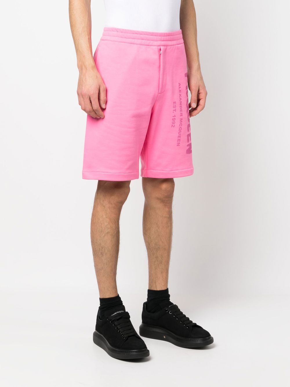 Alexander McQueen Graffiti-print Track Shorts Alexander Mcqueen