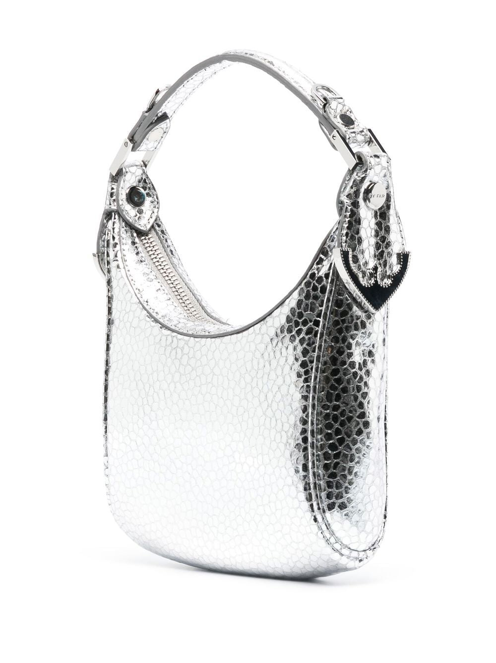 By Far Pre Cosmo metallic top-handle bag By Far Pre