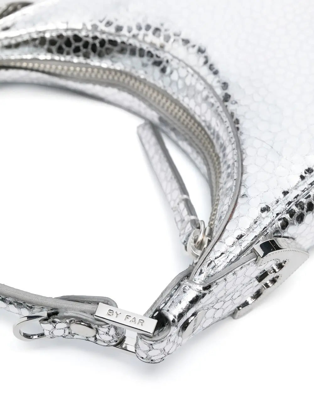 By Far Pre Cosmo metallic top-handle bag By Far Pre