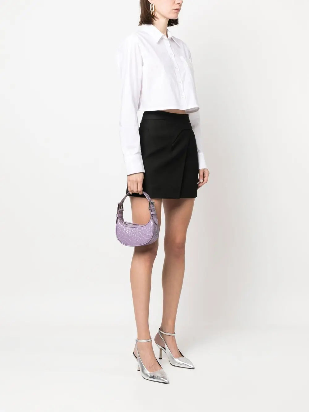 By Far Pre By Far mini Soho crocodile-effect shoulder bag By Far Pre