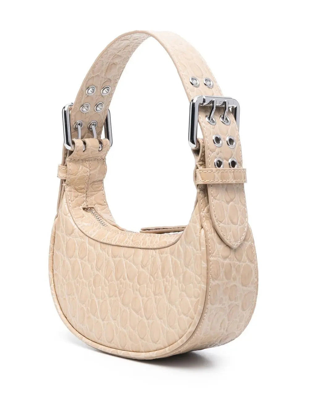 By Far Pre By Far mini Soho crocodile-embossed shoulder bag By Far Pre