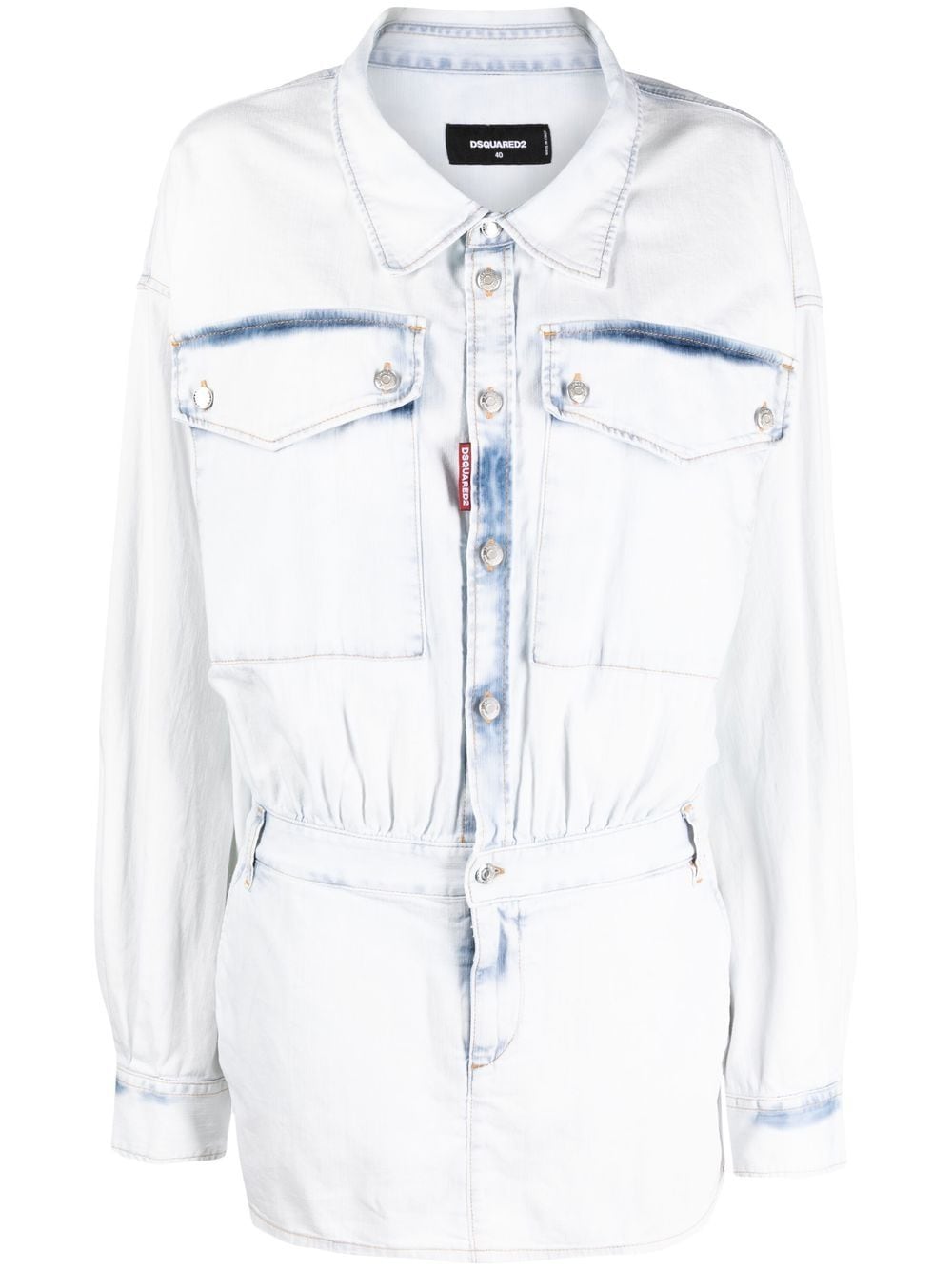 Dsquared2 Dresses Clear Blue Dsquared2