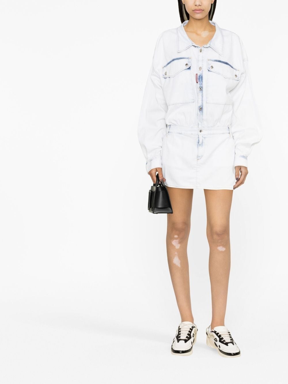 Dsquared2 Dresses Clear Blue Dsquared2