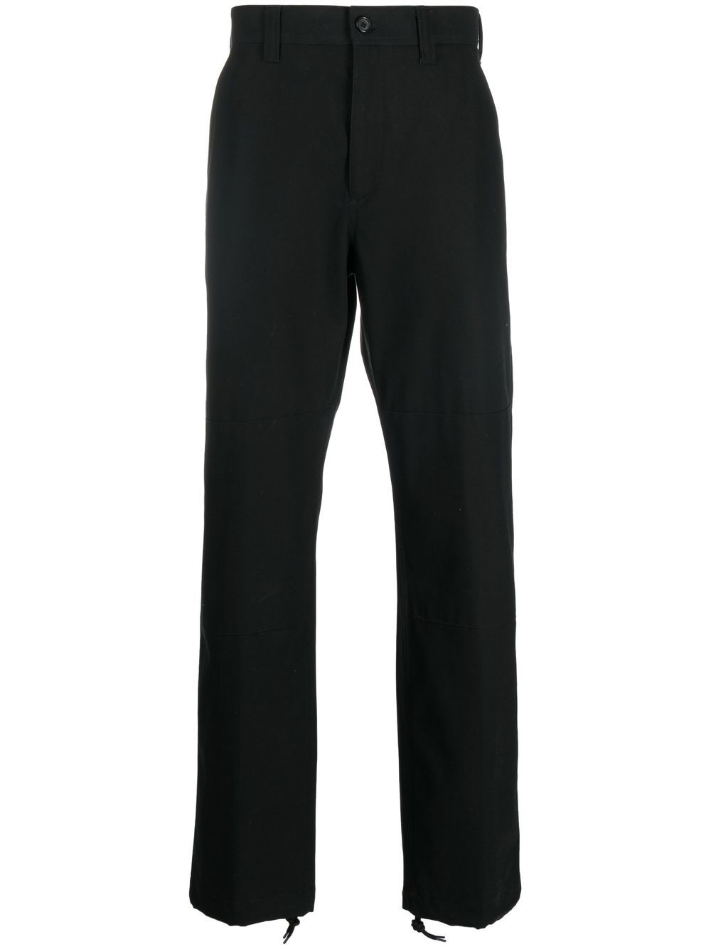 Alexander McQueen drawstring-hem Cotton Trousers Alexander Mcqueen