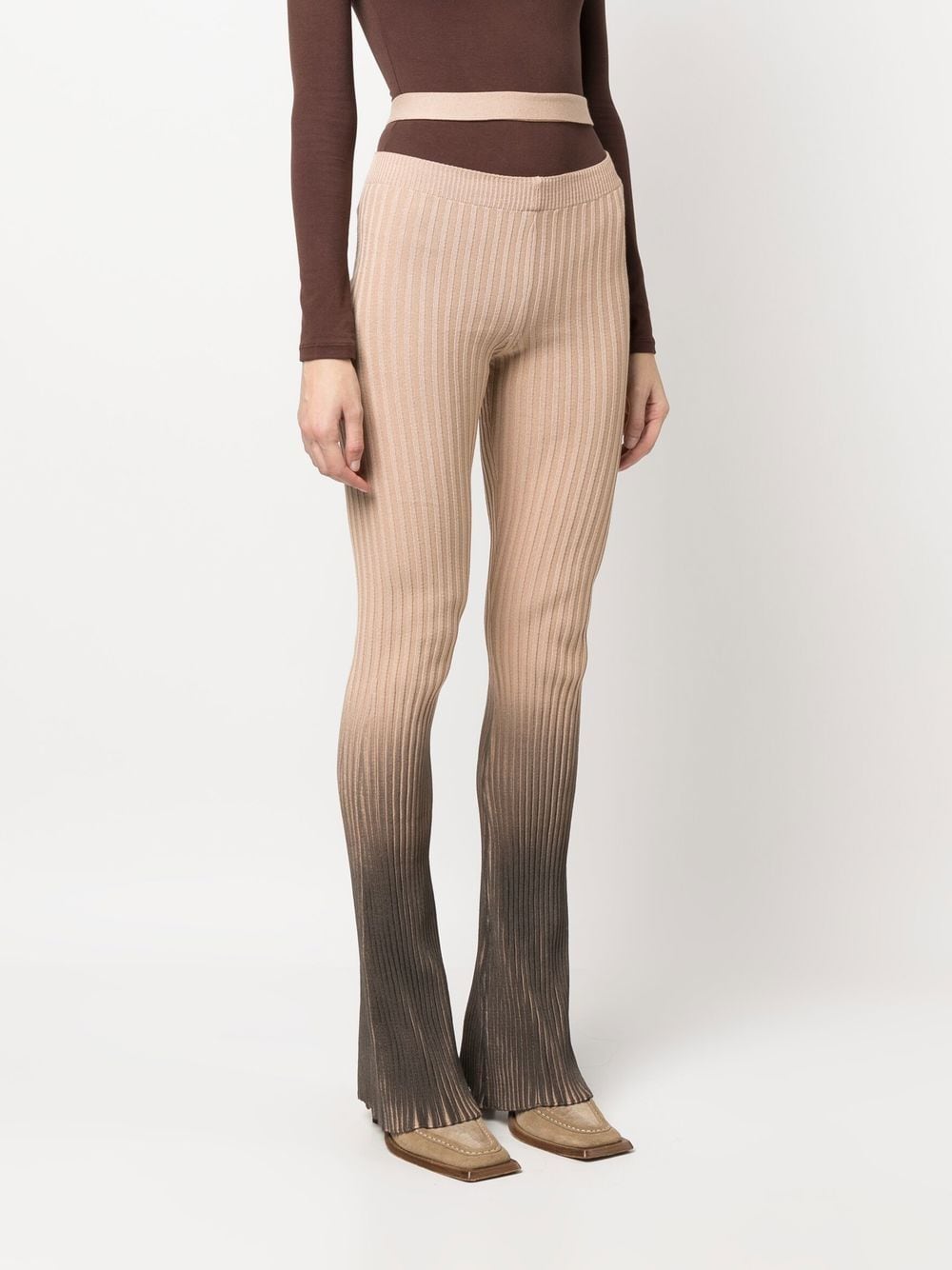 ANDREĀDAMO Andrea Adamo Trousers Brown ANDREĀDAMO